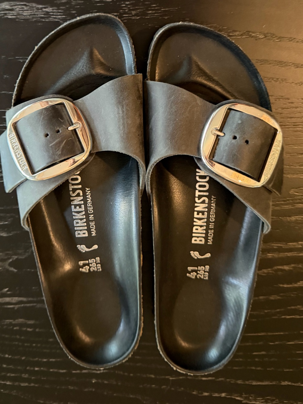 Birkenstock Milano Big Buckle Sandals 41 EUC